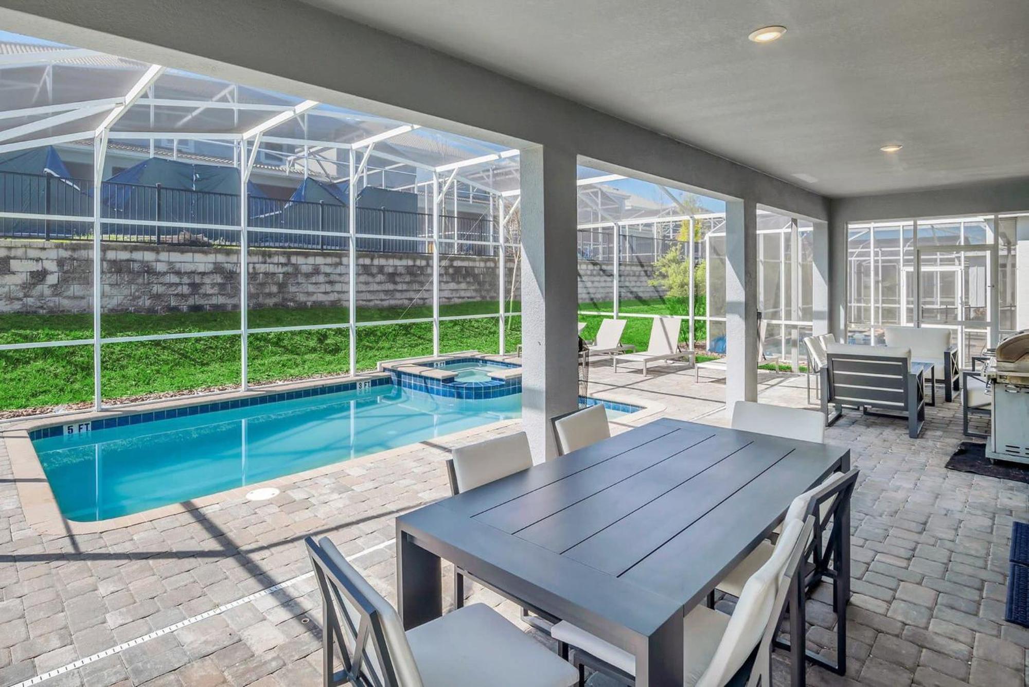 8Br Luxury - Sleeps 22 - Near Disney With Pool & Hot Tub! Davenport Kültér fotó
