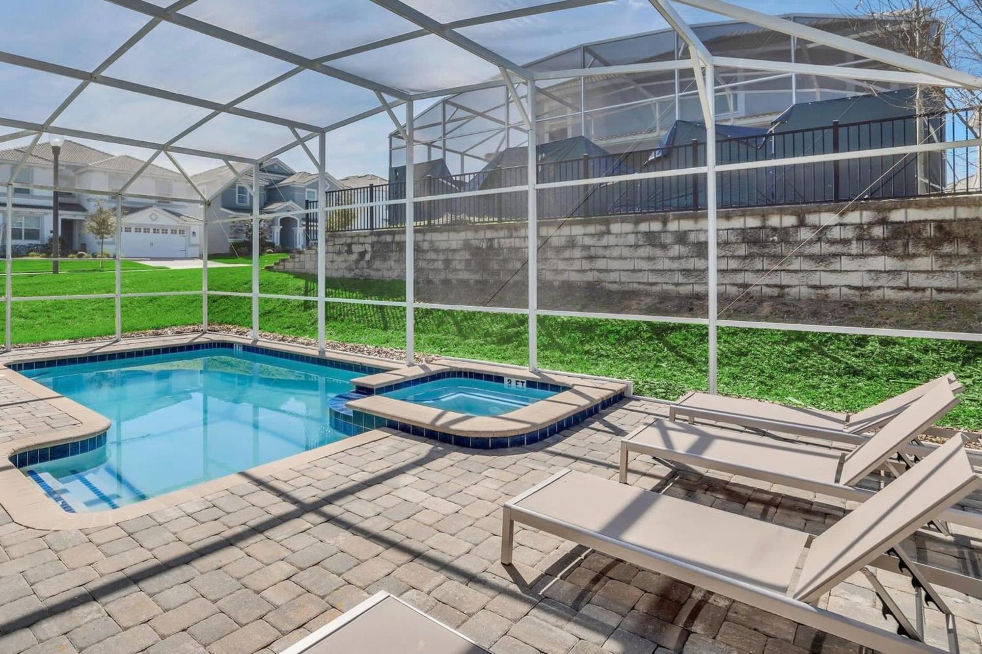 8Br Luxury - Sleeps 22 - Near Disney With Pool & Hot Tub! Davenport Kültér fotó